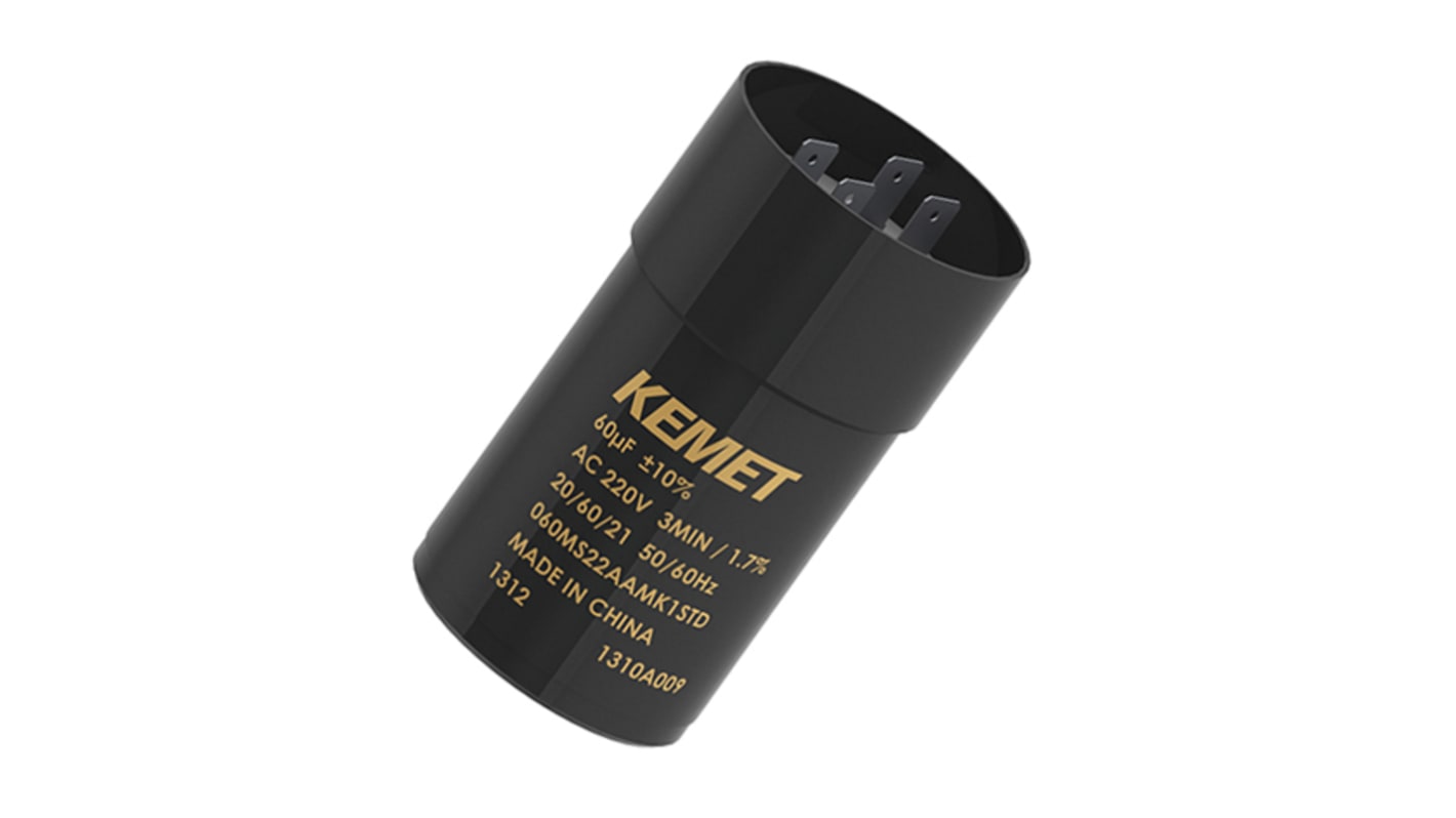 KEMET 40μF Aluminium Electrolytic Capacitor 260V ac, Snap-In - 040MS26ABMA1STD