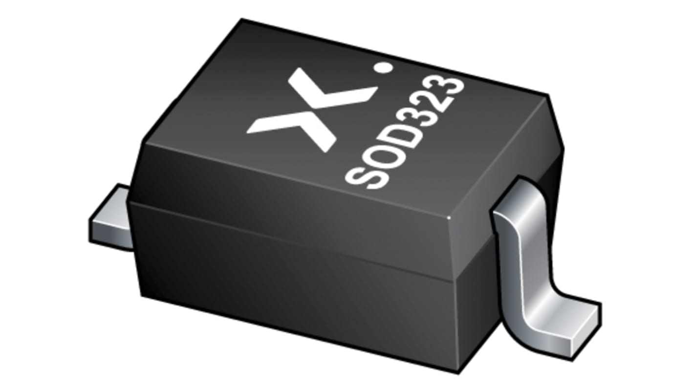 Nexperia 稳压二极管, 单路, 标称24V, 最大300 mW, SC-76，SOD-323, 贴片安装, 2引脚