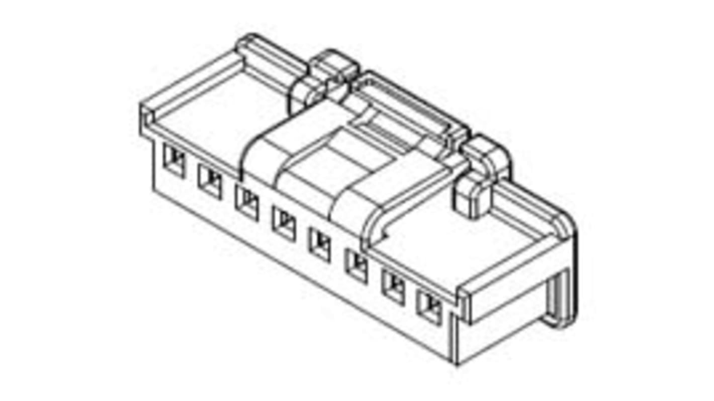 Molex Male Connector Housing, 2mm Pitch, 5 Way, 1 Row