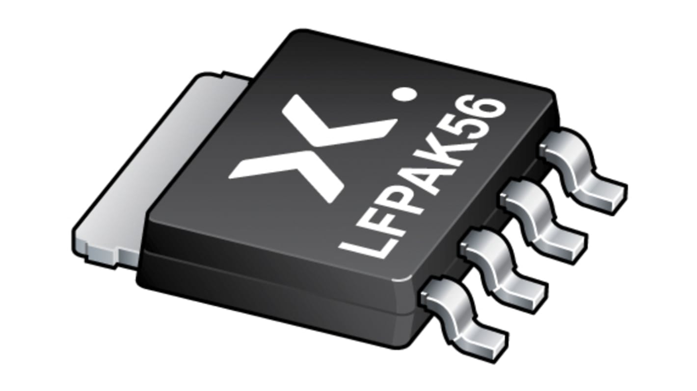 Nexperia PHPT60415NYX NPN Transistor, 15 A, 40 V, 4 + Tab-Pin LFPAK56, SOT669