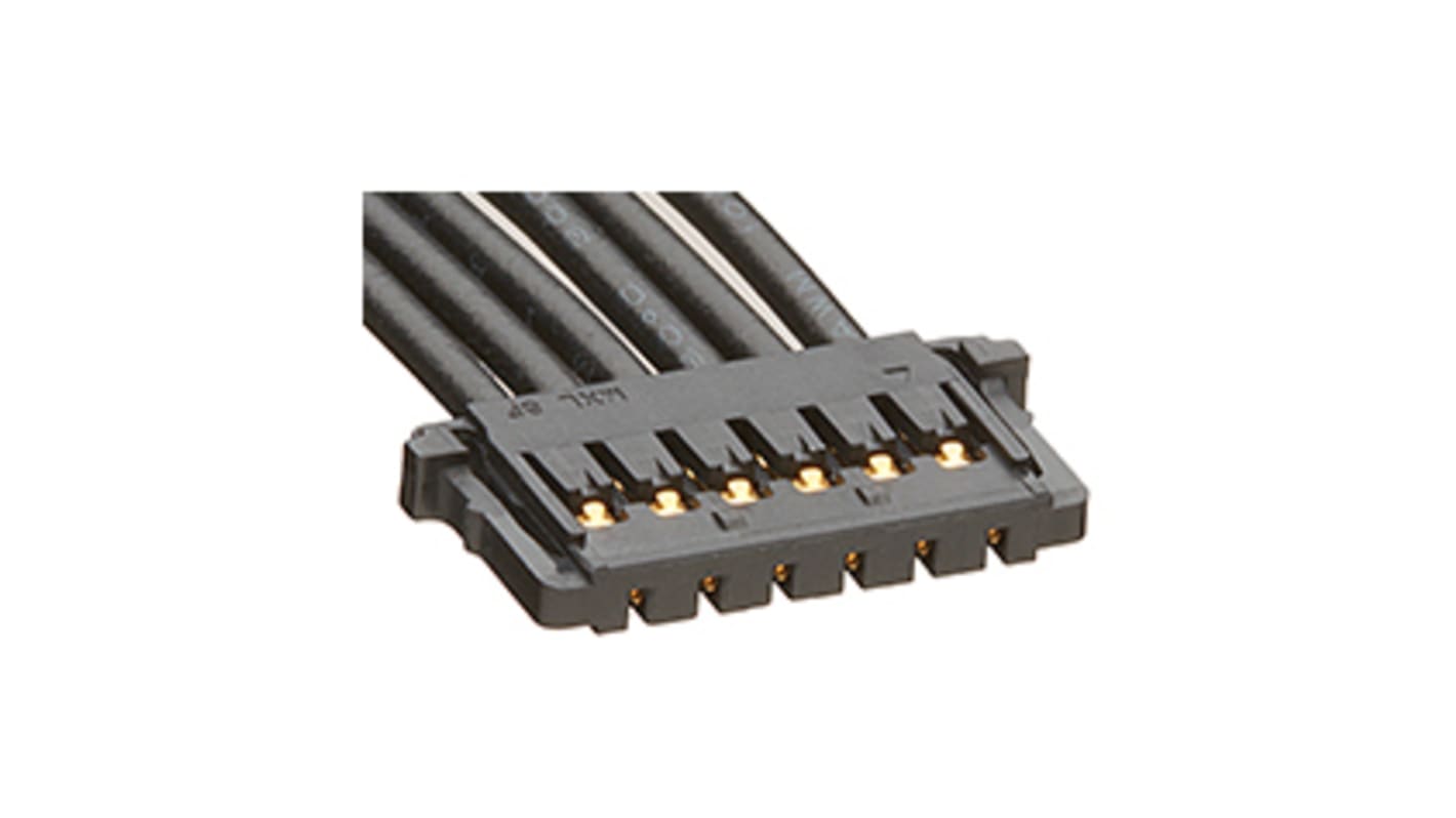 Molex 6 Way Female Pico-Lock to 6 Way Female Pico-Lock Wire to Board Cable, 300mm