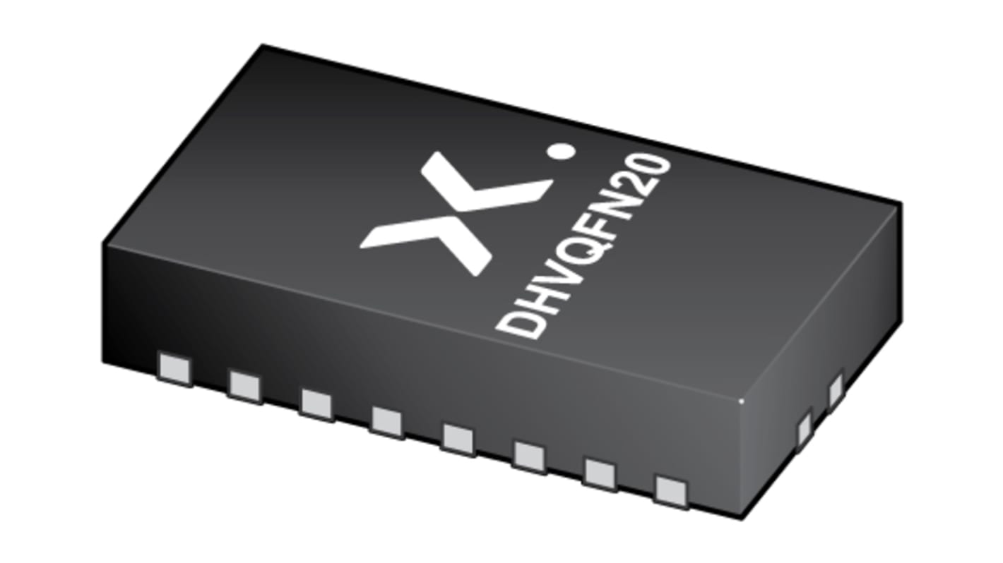 Nexperia 总线收发器, 74LVC系列, 20针, CMOS，TTL输出, 每芯片18通道, DHVQFN, 贴片安装, 3.6 V