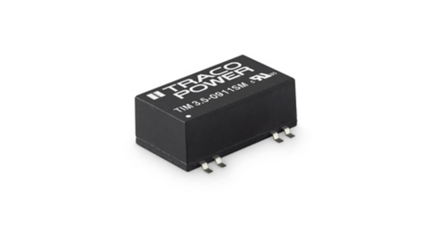 TRACOPOWER TIM 3.5 Isolated DC-DC Converter, 24V dc/ 146mA Output, 9 → 18 V dc Input, 3.5W, Surface Mount