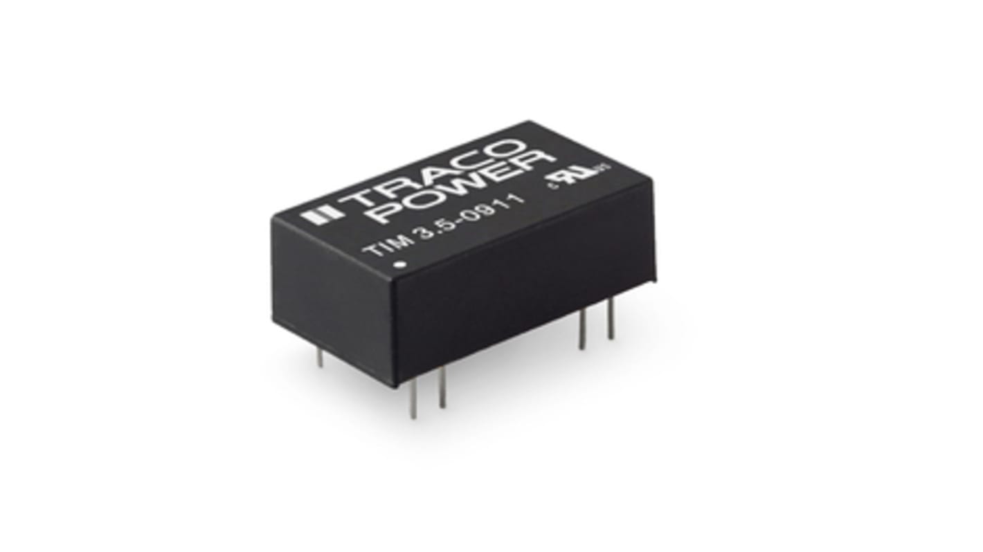 TRACOPOWER TIM 3.5 DC/DC-Wandler 3.5W 24 V dc IN, 24V dc OUT / 146mA Durchsteckmontage 5kV ac isoliert