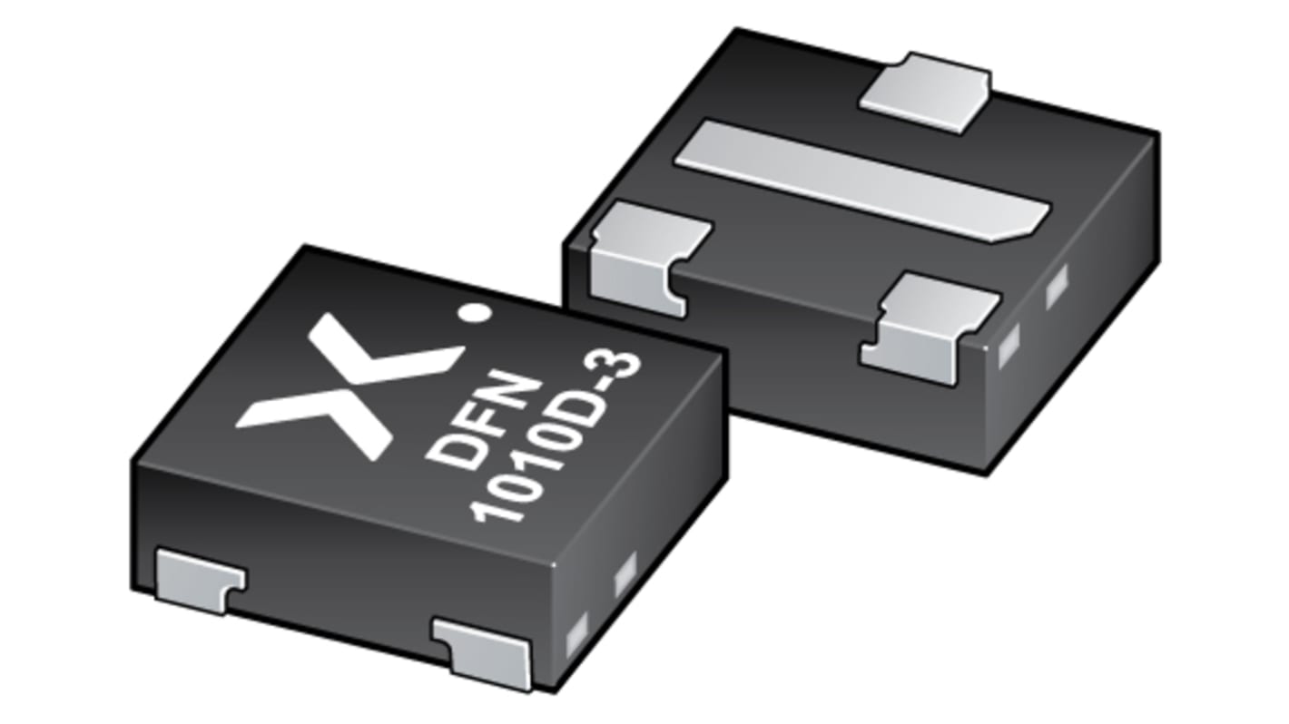 N-Channel MOSFET, 3.2 A, 30 V, 4-Pin DFN1010D-3 Nexperia PMXB56ENZ