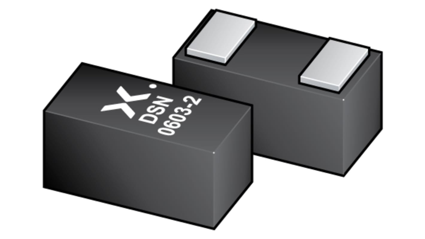 Nexperia PESD5V0H1BSFYL, Dual-Element Bi-Directional ESD Protection Diode, 2-Pin DSN0603