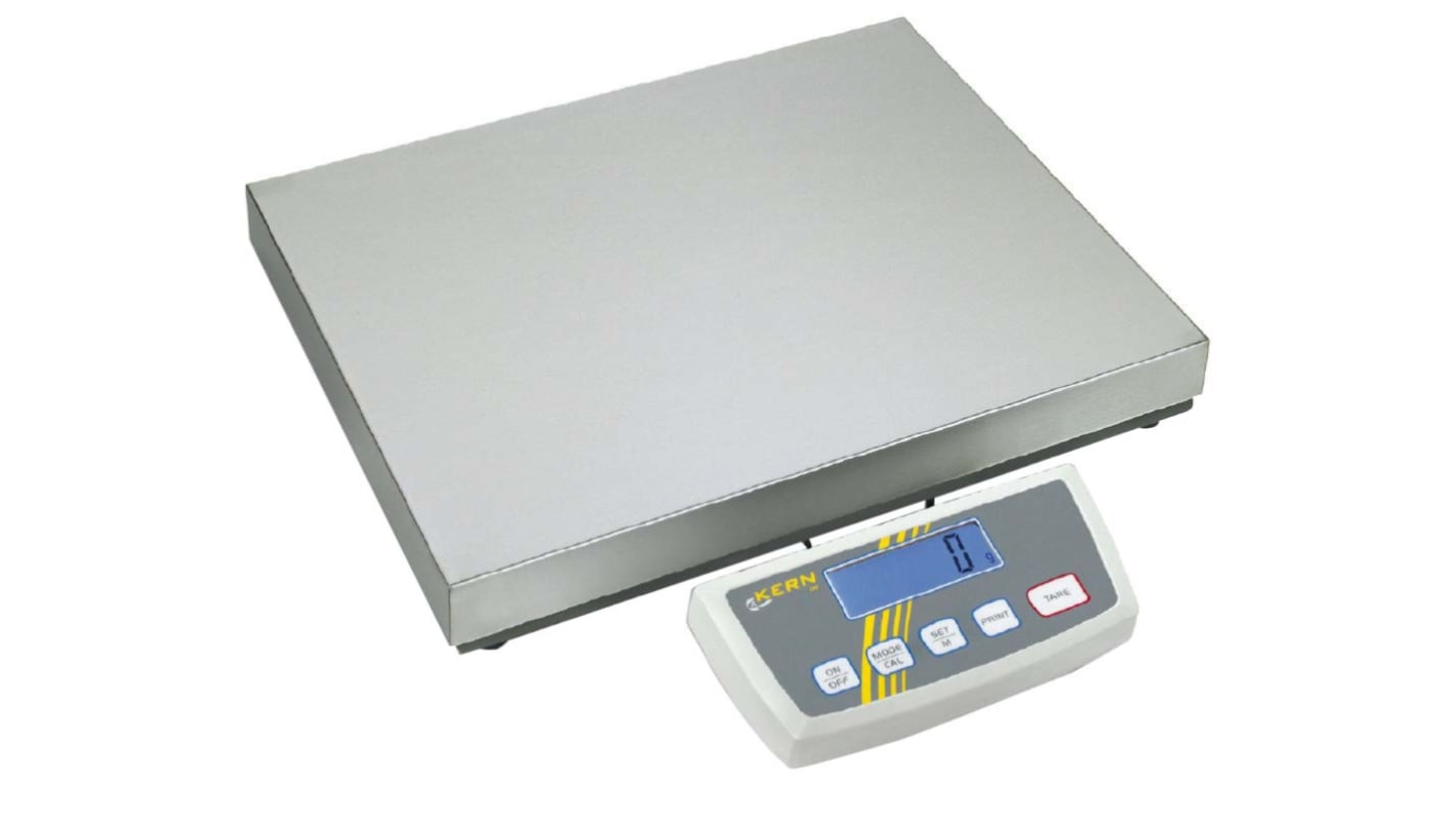 Kern DE 12K1A Platform Weighing Scale, 12kg Weight Capacity, With RS Calibration
