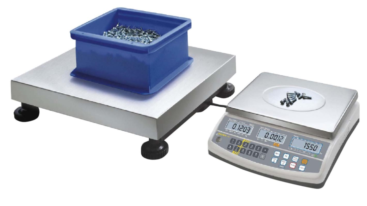 Kern CCS 30K0.01. Counting Weighing Scale, 30kg Weight Capacity, With RS Calibration