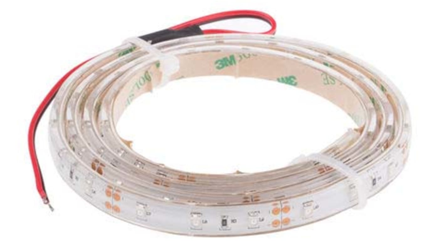 Striscia LED RS PRO, 1m, 24V, col. Rosso, IP20