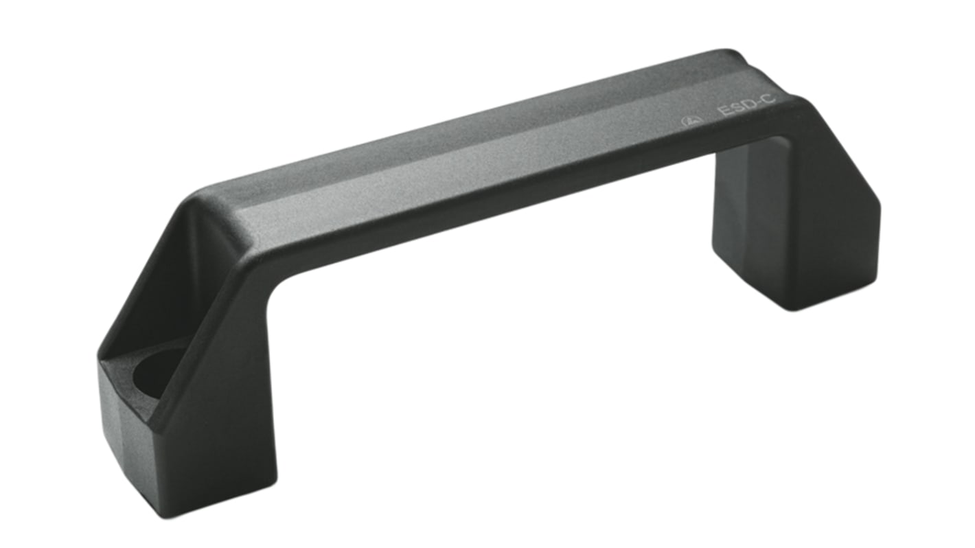 Elesa Black Plastic Handle 38 mm Height, 21mm Width, 109mm Length