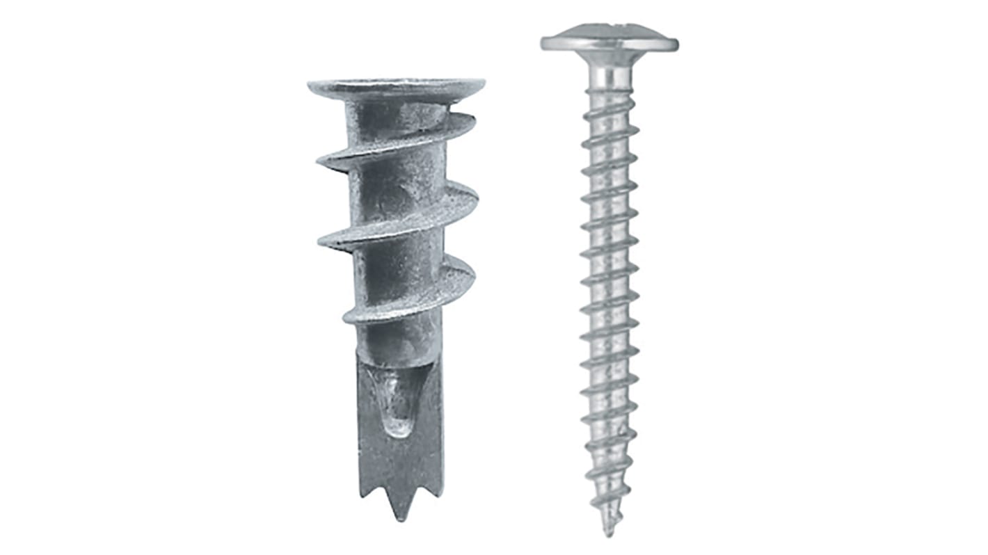 Tassello cartongesso RawlPlug in Metallo, Ø 14mm x 31mm