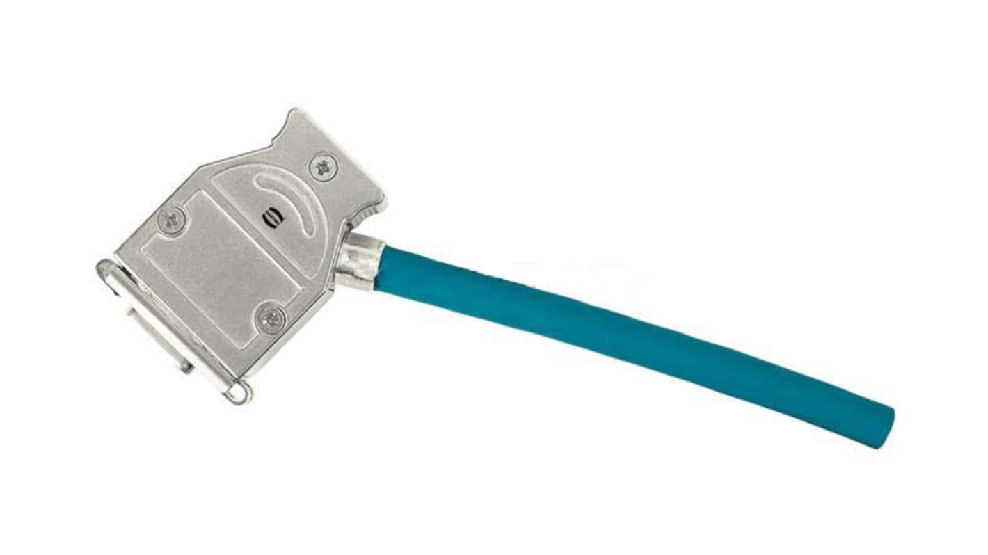 HARTING 9针D-Sub外壳, 金属壳体, 超微型连接器, 斜角，直向, D尺寸, D-Sub, InduCom系列