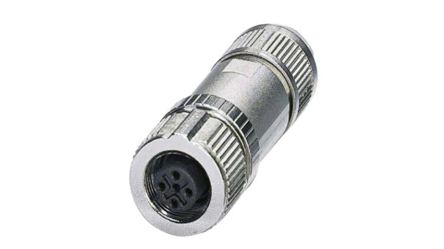 Phoenix Contact SACC 13 M12 Rundsteckverbinder Stecker 5-polig / 4.0A Kabelmontage, Schraubanschluss IP65, IP67