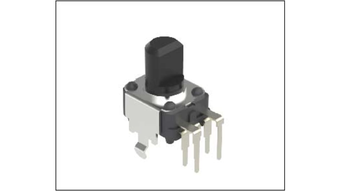 Alps Alpine RK09K 10kΩ Rotary Potentiometer 2-Gang Through Hole, RK09K12C0A19