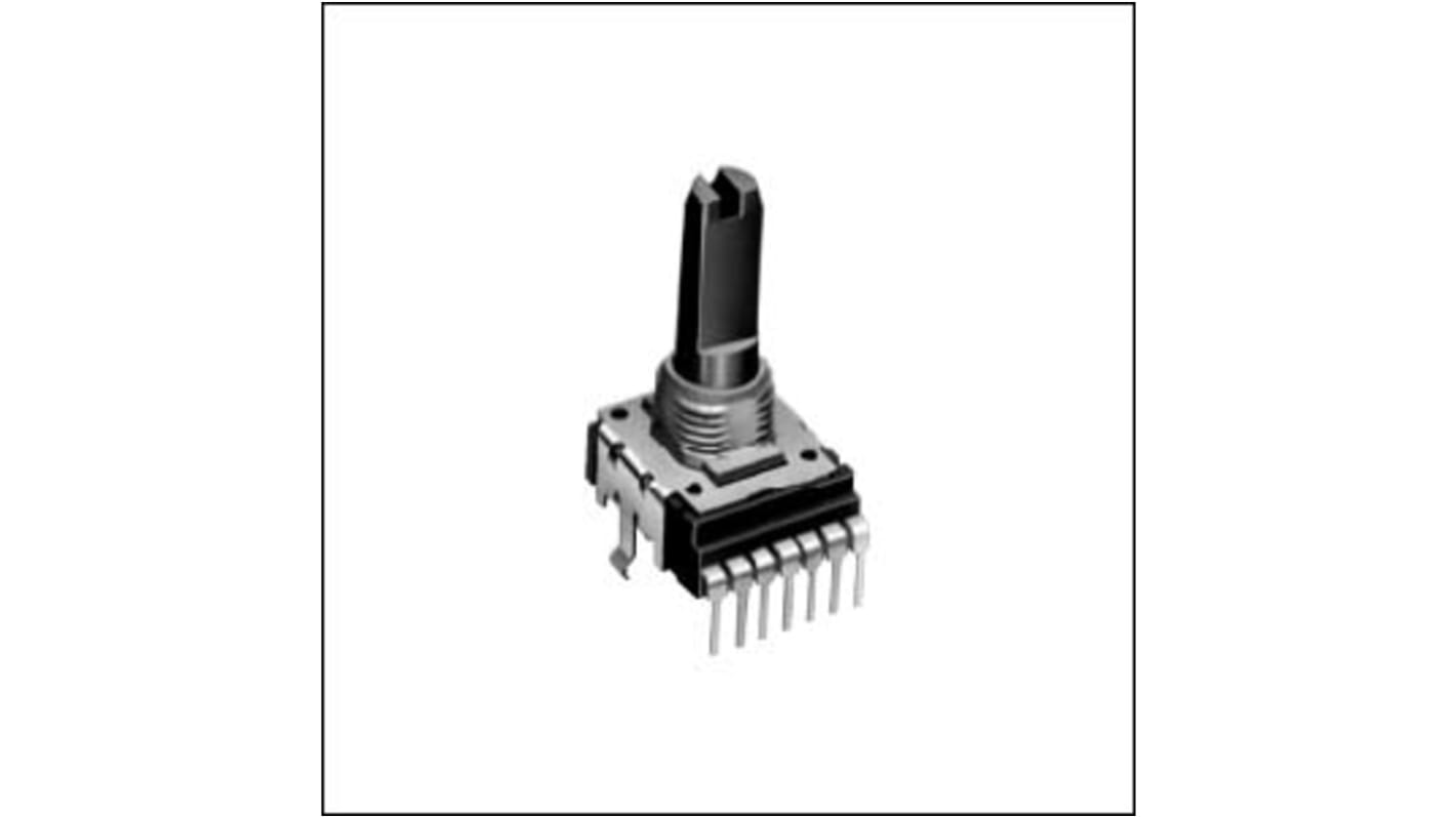 Alps Alpine RK14K Rotary Potentiometer 2-Gang Through Hole, RK14K12D0A1X