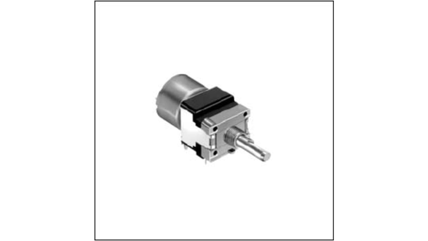 Alps Alpine RK168 Rotary Potentiometer 2-Gang Through Hole, RK16812MG099