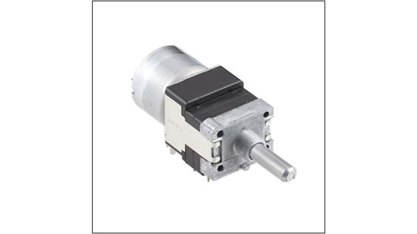 Alps Alpine RK168 Rotary Potentiometer 4-Gang Through Hole, RK16814MGA0K