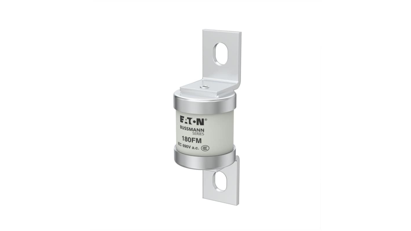Eaton 180A British Standard Fuse, FM, 690 V ac, 500V dc, 80 → 85mm