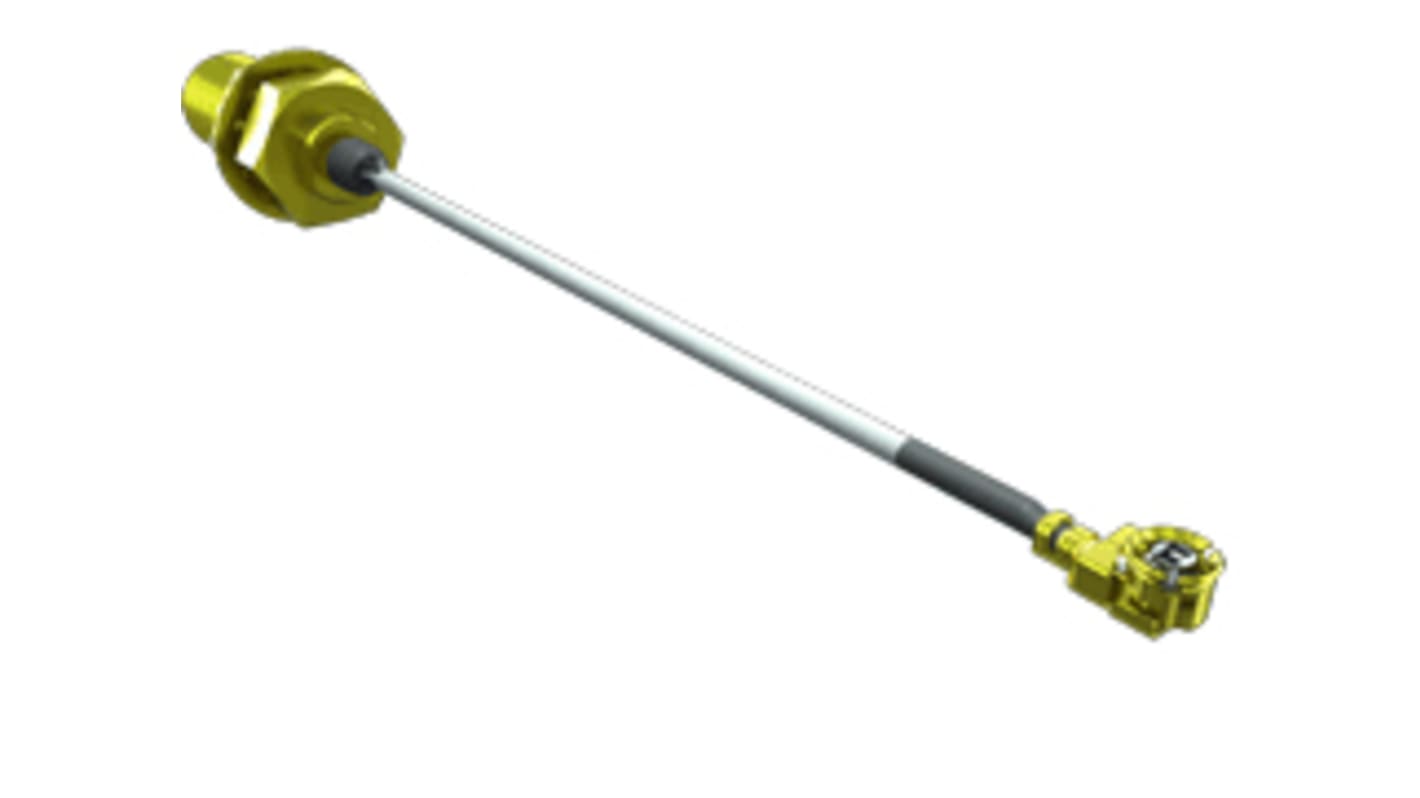 Samtec MH113 Series Male MHF1 to Male SMA, 300mm, RF Coaxial, Terminated50 Ω