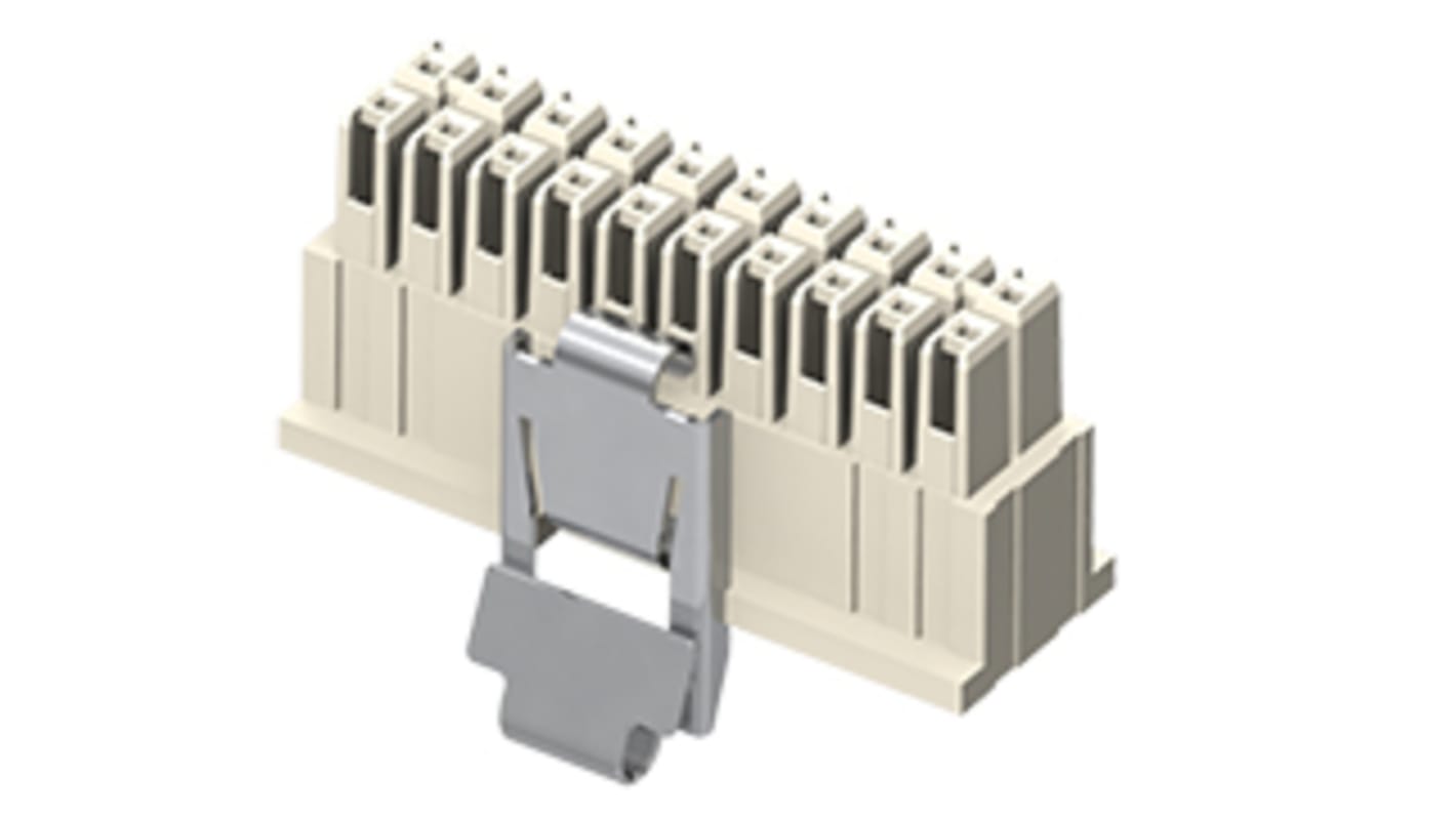 Samtec IPD1 Crimpsteckverbinder-Gehäuse Stecker 2.54mm, 4-polig / 2-reihig Gerade, Kabelmontage für FFC-Steckverbinder,