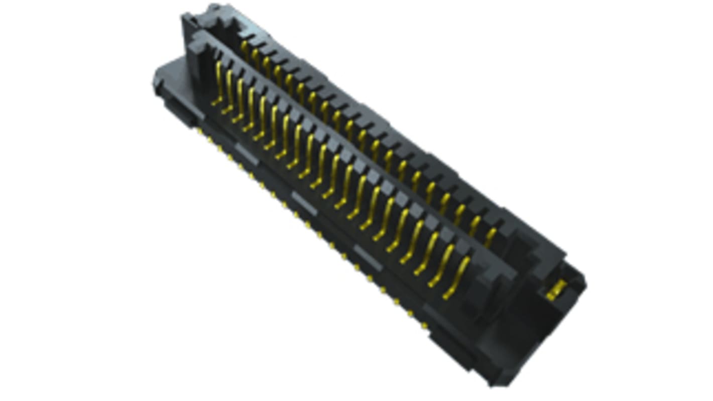 Samtec Razor Beam LSEM Series Straight Surface Mount PCB Header, 60 Contact(s), 0.8mm Pitch, 2 Row(s), Shrouded
