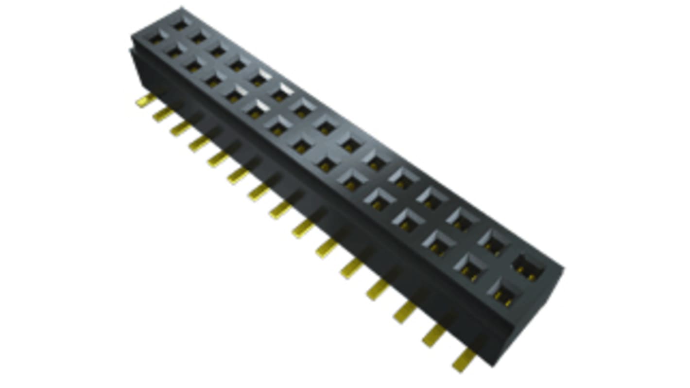 Gniazdo PCB 12 -pinowe 2 -rzędowe raster: 1mm typu płytka – płytka Proste SMD