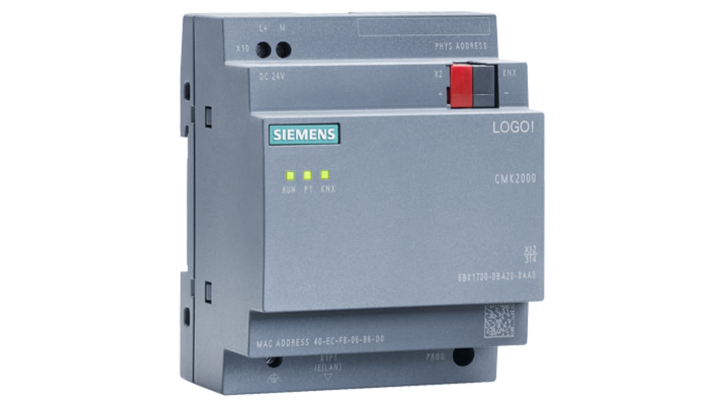 Siemens LOGO! Series Communication Module for Use with LOGO! 8, LOGO! 8.2, 24 V dc Supply, Digital Output, 2-Input,