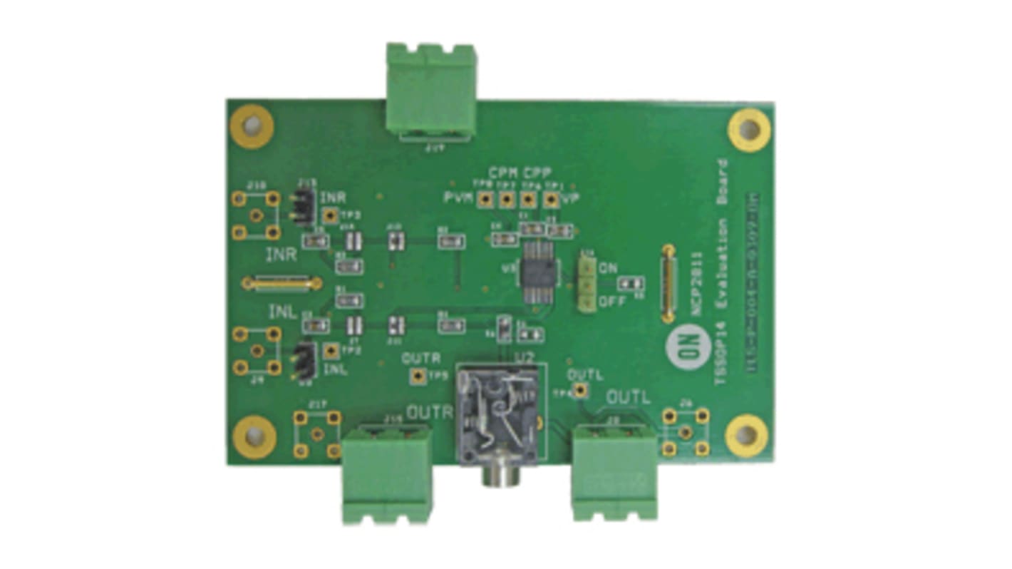 onsemi Entwicklungskit analog, Audioverstärker Evaluierungsplatine