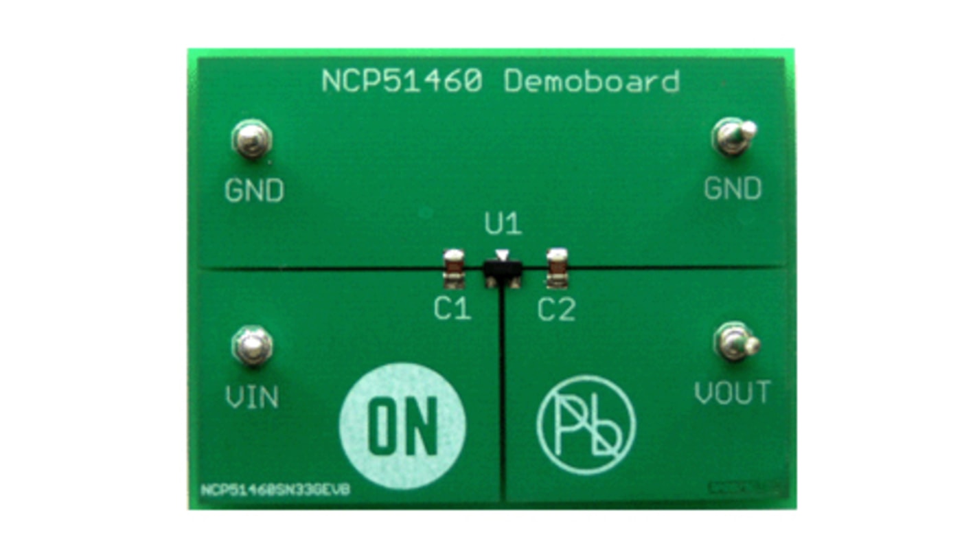 onsemi Precise LDO Evaluation Board Voltage Reference for NCP51460SN33T1G for Precise LDO