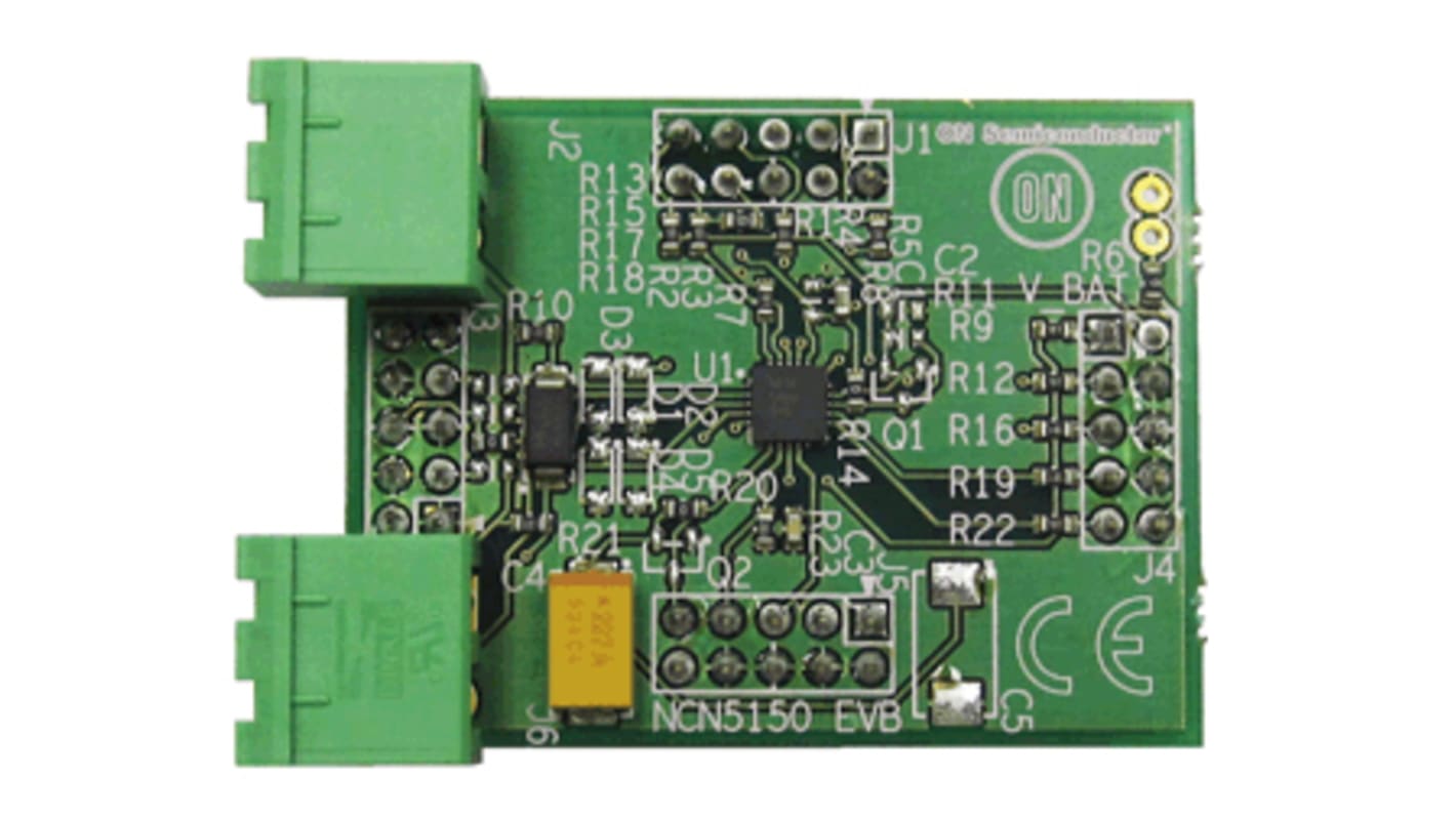onsemi 评估套件, NCN5150芯片, 用于双线仪表总线 (M-BUS) 从属设备和中继器