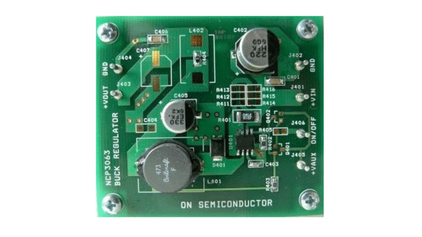 onsemi Surface Mount Buck Regulator Evaluation Board Buck Regulator for NCP3063DR2G for Surface Mount Buck Regulator
