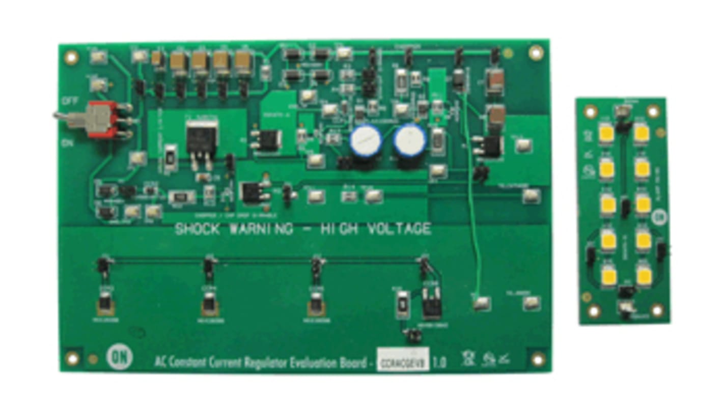 onsemi CCRACGEVB, NSIC Family of Constant Current Regulators Devices Evaluation Board LED Driver Evaluation Board for