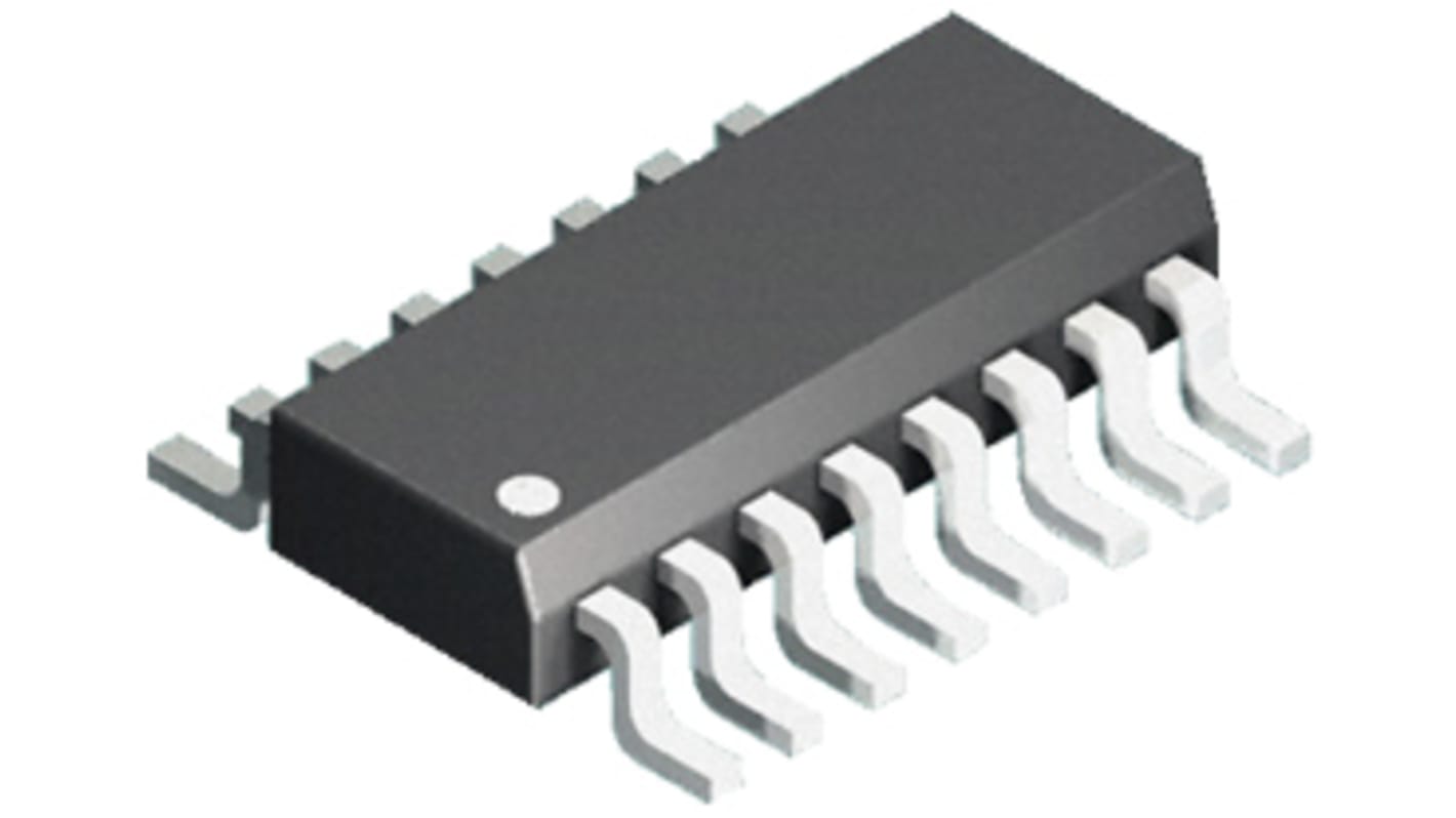 Transoptor IS2801-4 Fototranzystor NPN 4-kanałowy DC 50% SMD 16 Isocom