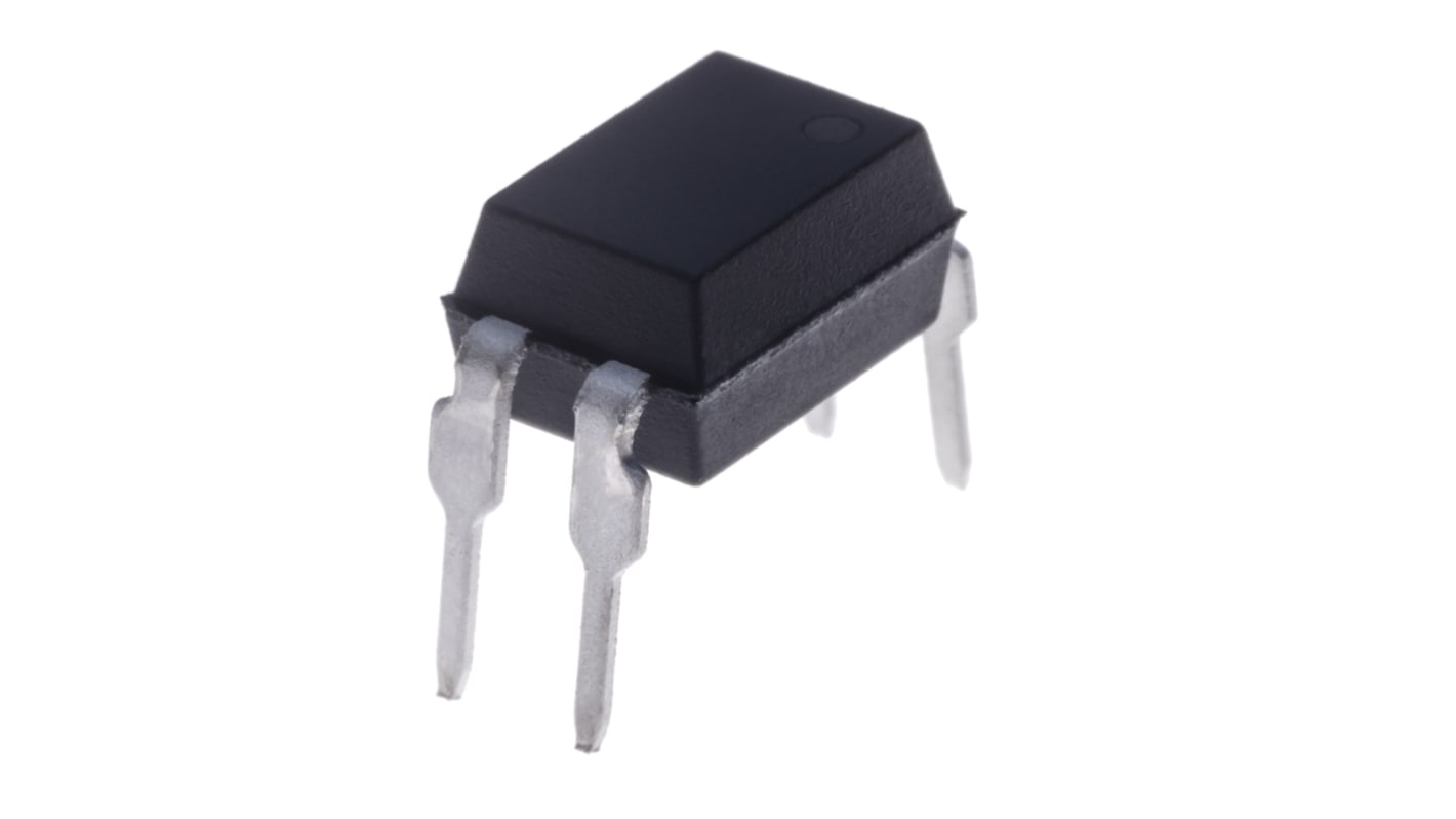Isocom, TLP620 AC Input NPN Phototransistor Output Optocoupler, Through Hole, 4-Pin DIP