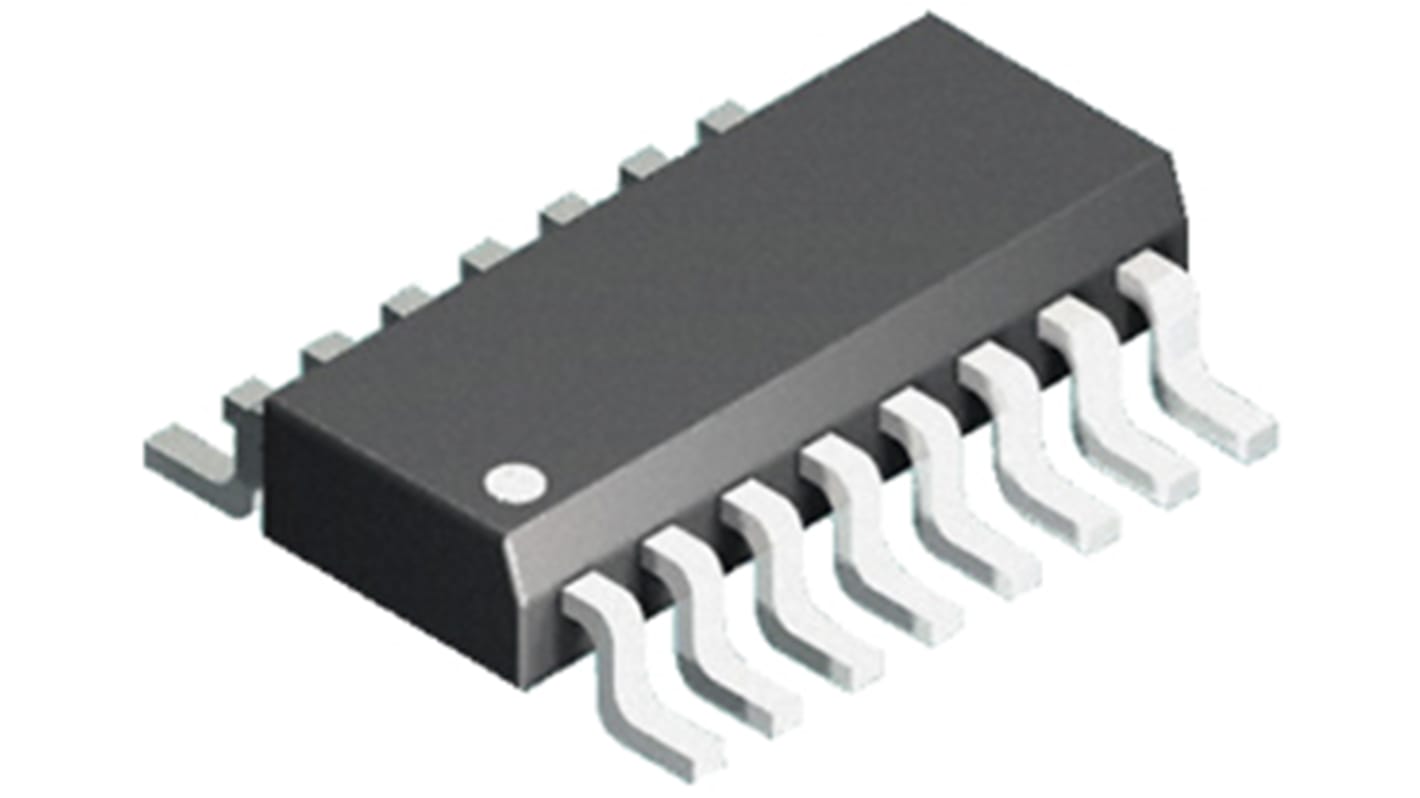 Transoptor IS2801-4 Fototranzystor NPN 4-kanałowy DC 50% SMD 16 Isocom