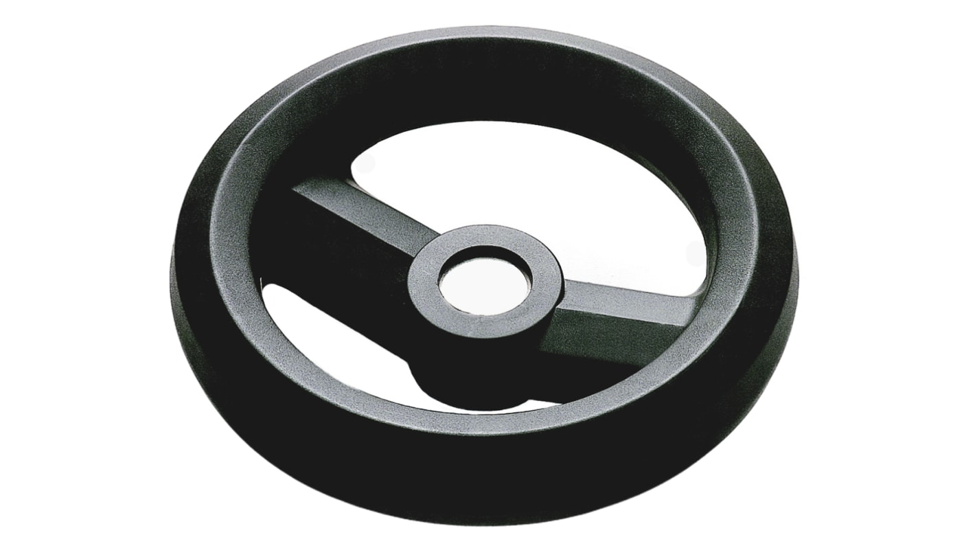 Volantino manuale RS PRO Ø 80mm, in Tecnopolimero rinforzato con fibra di vetro, foro da 10mm