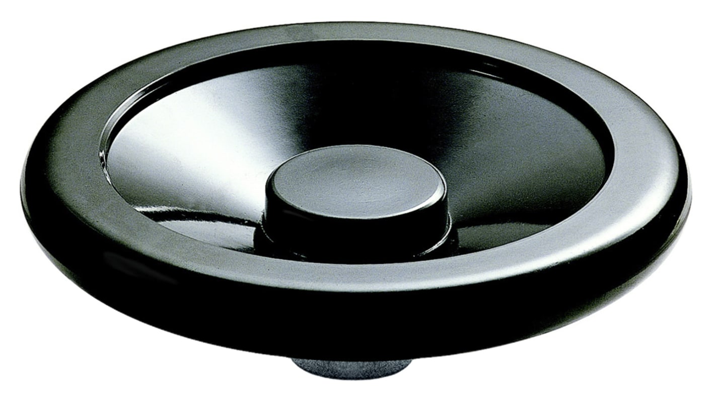 RS PRO Black Phenoplast Hand Wheel, 120mm diameter