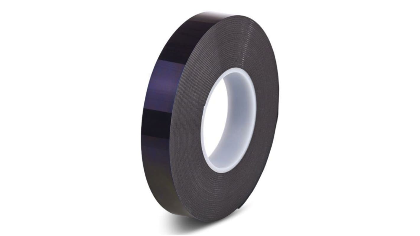 Hi-Bond HPS 040B Black Foam Tape, 25.0mm x 33.0m, 0.40mm Thick