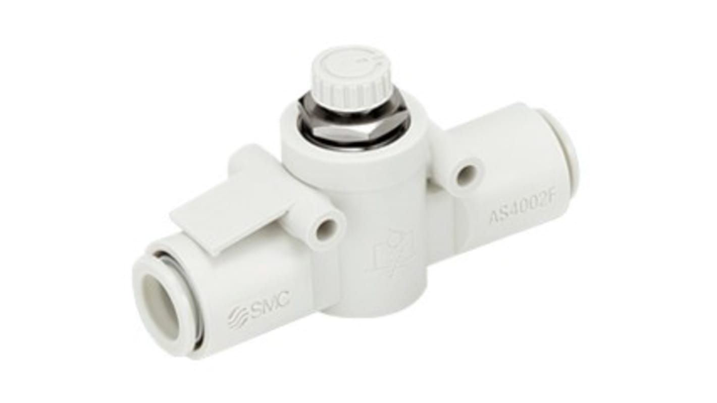 SMC AS Series L-Bracket Mount Flow Controller, 3.5 SCFM, 6 mm Pipe