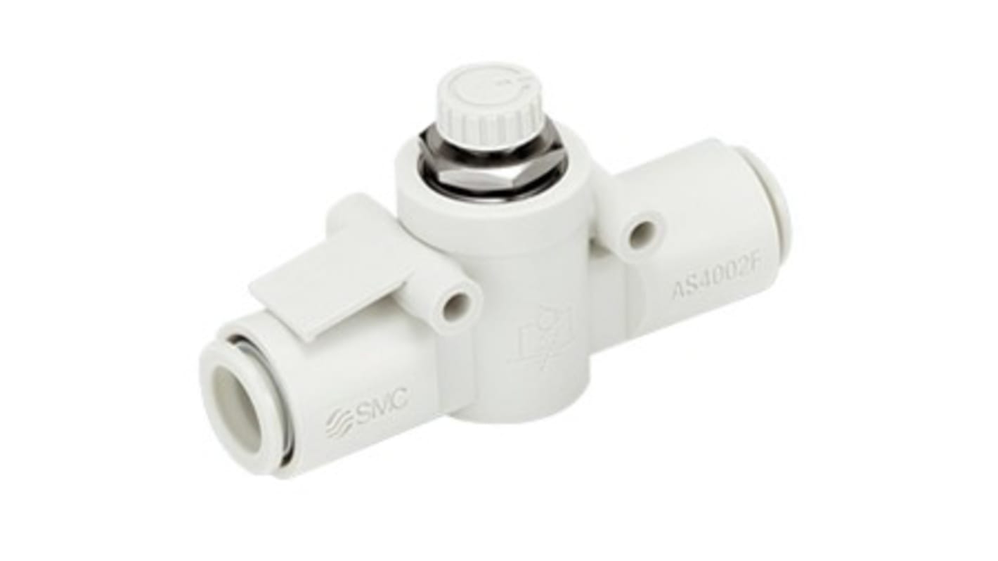 SMC AS Series L-Bracket Mount Flow Controller, 32.5 SCFM, 10 mm Pipe