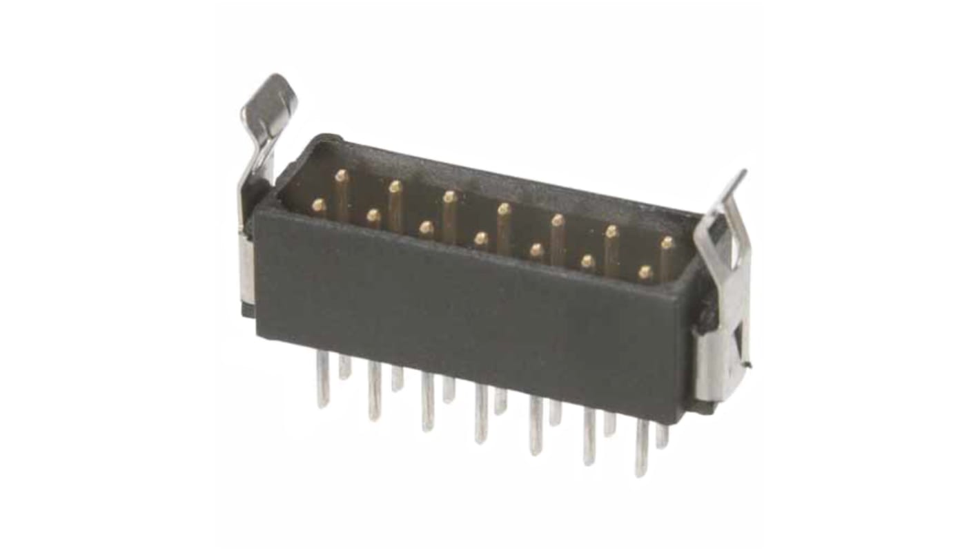 HARWIN Datamate L-Tek Series Straight Through Hole PCB Header, 6 Contact(s), 2.0mm Pitch, 2 Row(s), Shrouded