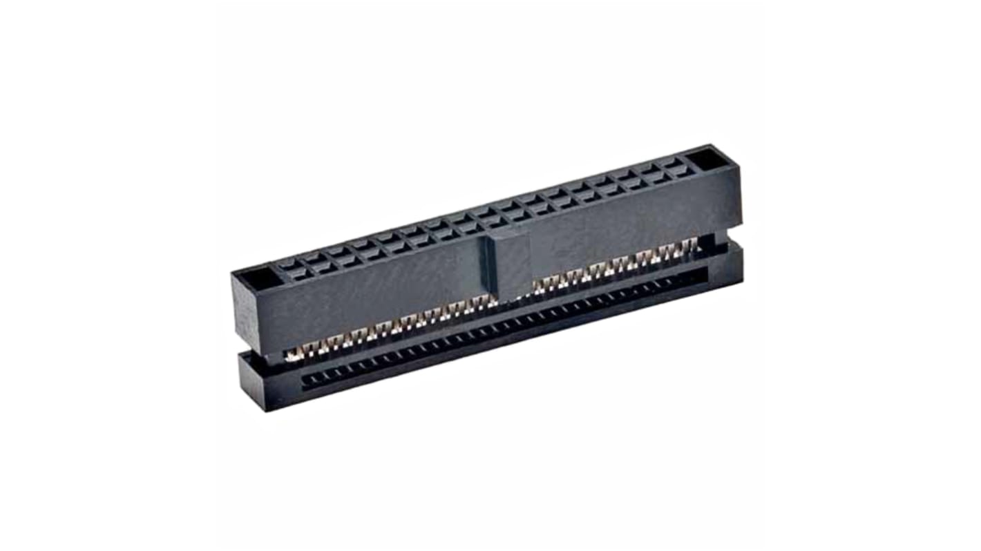 HARWIN IDC连接器, 母座, 34p, 1.27mm间距, 2排, 电缆安装, 压接端接, 直向, Archer M50系列