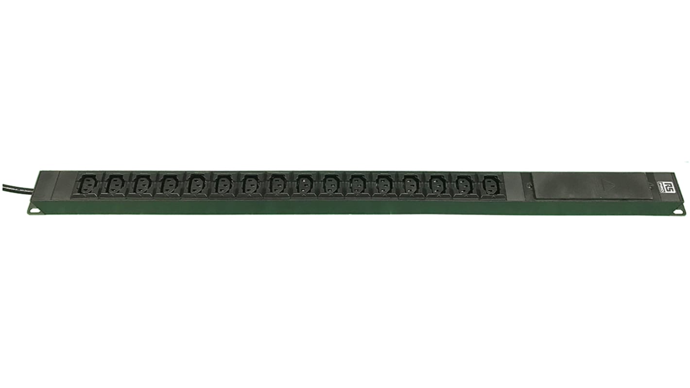 RS PRO 3m 16 Socket IEC C13 Extension Lead, 250 V ac