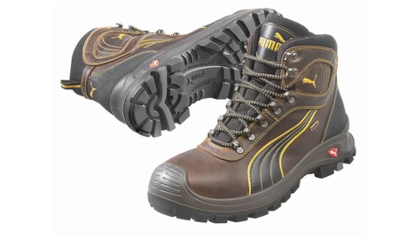 Puma Safety Brown Steel Toe Capped Safety Boots, UK 11, EU 46