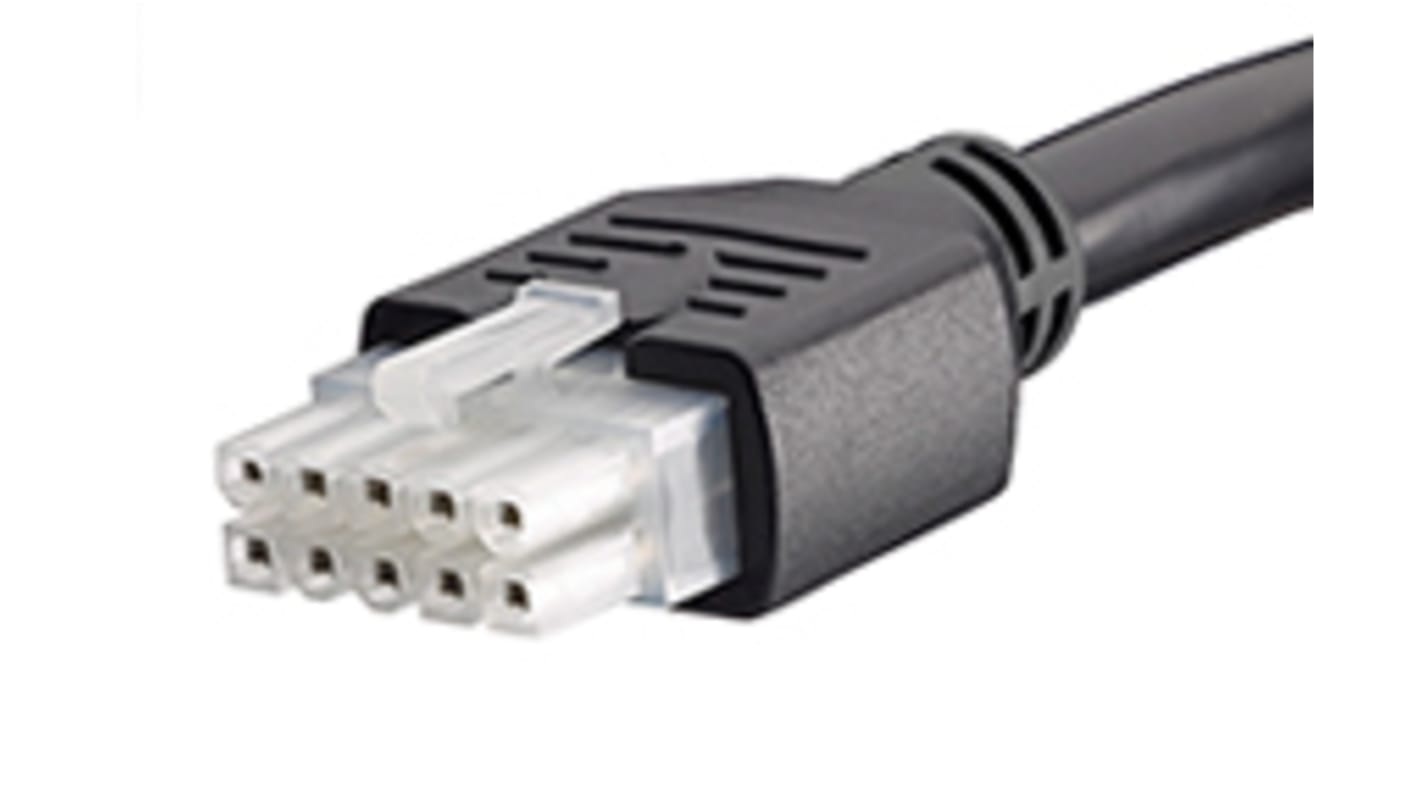 Molex 10 Way Female Mini-Fit Jr. to 10 Way Female Mini-Fit Jr. Wire to Board Cable, 500mm