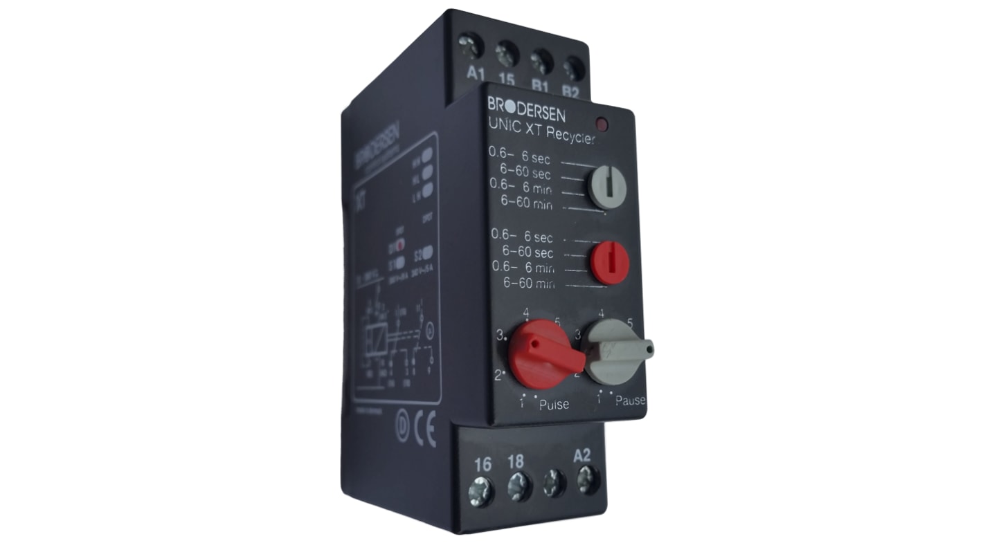 RS PRO Plug In Time Delay Relay, 10.5 → 265V ac/dc, 1-Contact, 0.6 s → 60min
