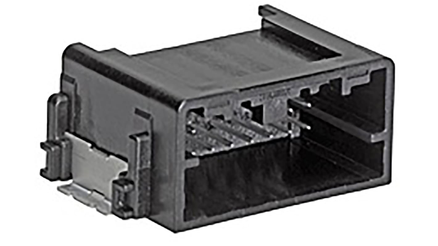 Molex, Mini50 Automotive Connector Plug Black Surface Mount 12 Way, SMT Termination 34897-6120