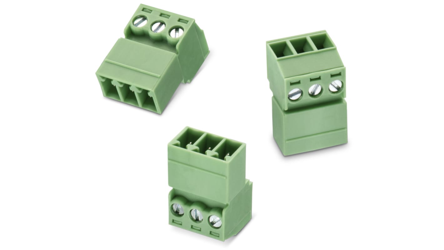 Wurth Elektronik, 3.81mm Pitch, WR-TBL, 4 Way, Vertical, Pluggable Terminal Block, Inverted Plug, Cable Mount, Screw