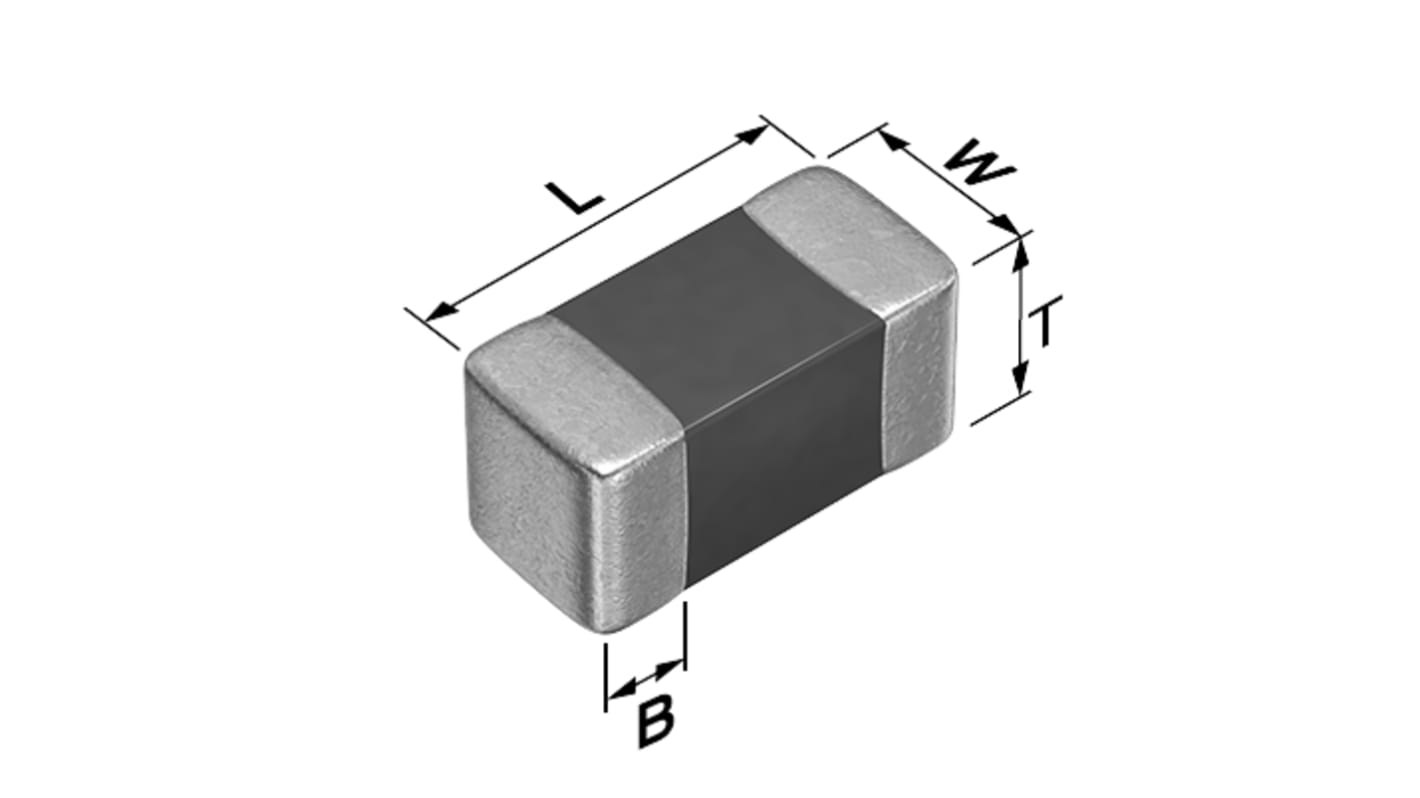 TDK NTC Thermistor, 1kΩ Resistance, NTC Type, 1005, 1 x 0.5 x 0.5mm