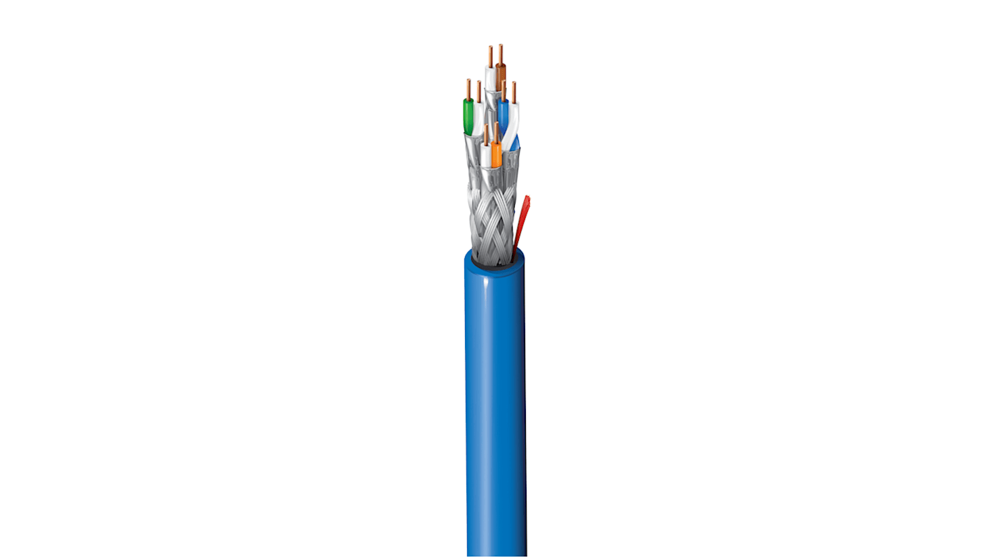 Belden1886ENH, 500m Cat7a, Grey, S/FTP Shielded, Unterminated LSZH Sheath